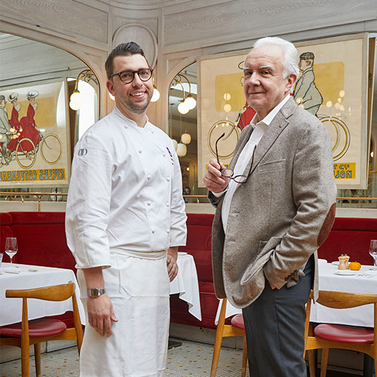 Alain Ducasse and Alberto Marcolongo